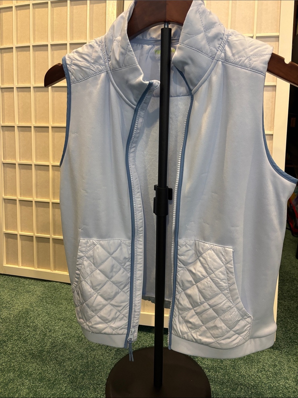 Tek Gear Girls XL Blue Puffer Vest Size 14–16‎ Good Condition